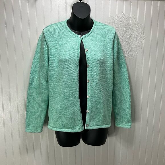 L.L. BEAN 100% Cotton Cardigan - Picture 1 of 5